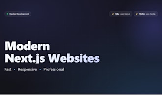 build a modern nextjs ecommerce website