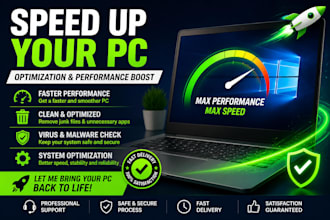 speed up and optimize your windows PC for better performance