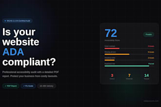 audit your website for wcag ada accessibility compliance