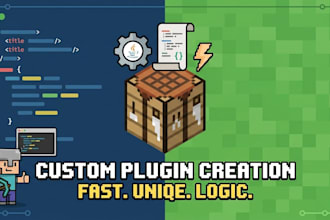 develop high performance custom minecraft plugins for paper and spigot