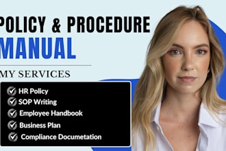 write policy and procedure employee manual  for state licensing compliance