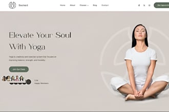 fix build squarespace wellness center website yoga studio pilates website