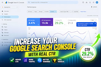 do google search console website traffic serp ctr ranking with real engagment