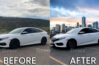 edit, enhance and retouch car photo for your dealership