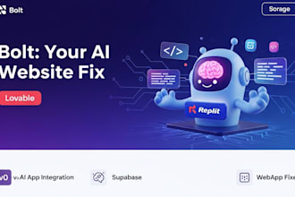 build lovable ai website fix replit webapp bolt new saas fix v0 ai app supabase