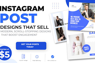 create professional instagram post designs for your brand
