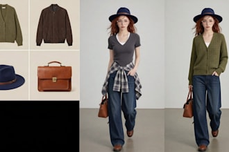 provide professional ai fashion model swapping and clothing edits