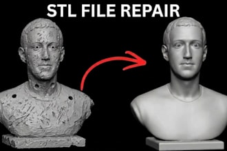 repair stl file for 3d printing fix mesh non manifold and make it printable