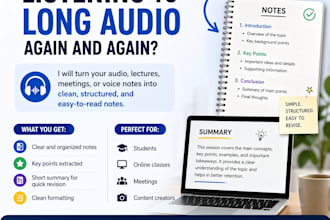 convert your audio into notes