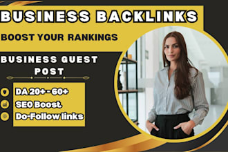 create business backlinks via business guest post on niche sites
