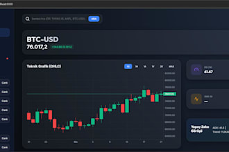 develop advanced stock market and cryptocurrency tracking software