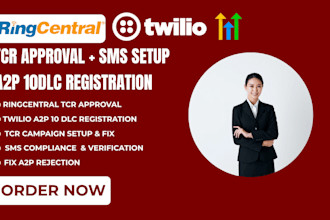 do a2p 10dlc registration, twilio, gohighlevel, ringcentral SMS setup