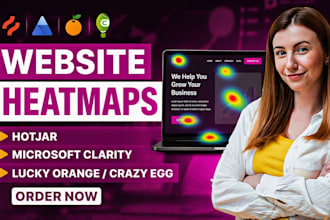 do website heatmaps on lucky orange, hotjar, microsoft clarity or crazy egg