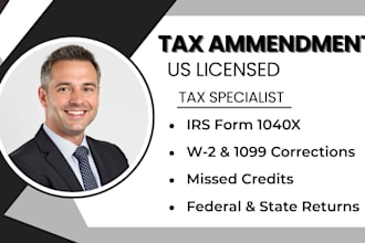 amend tax return and file irs form 1040x accurately