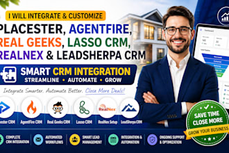 integrate lasso crm placester agent fire crm real geeks realnex leadsherpa