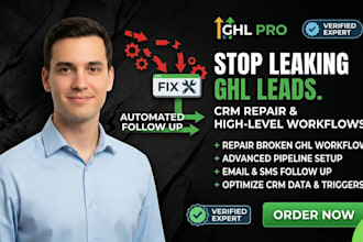 create gohighlevel automated followup ghl workflows and highlevel crm fix