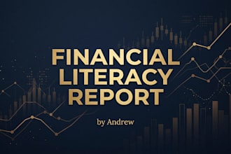 create your personal financial literacy report