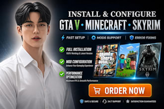 install games and softwares that you desire