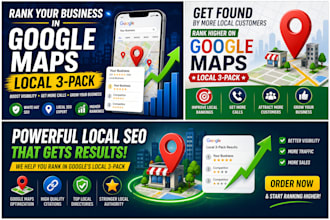 do 18,950 google maps and rank business in local 3 pack
