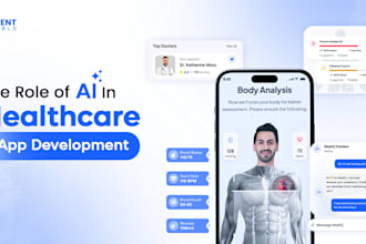 develop ai healthcare app, medical app, ai health app, blood group detector