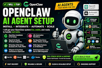 setup openclaw ai agent openai claude integration openclaw setup