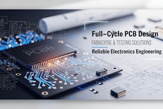 handle full cycle pcb design, fabrication, and functional testing
