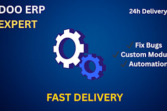 develop, customize and fix odoo erp modules professionally