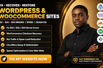 fix wordpress 502 504 403 gateway error reduce server load cloudflare ssl vps