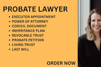 provide probate, wills, trusts, estate planning, and inheritance support
