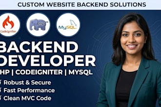 build a robust and secure PHP backend using codeigniter