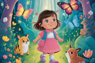 cute children book illustrations with ideogram ai