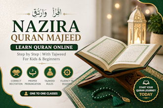 teach nazira quran online with tajweed