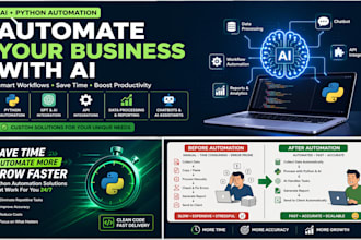 build ai automation workflows using python and gpt for your business