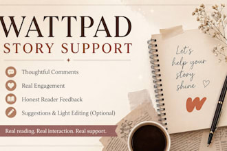 read and interact with your wattpad, inkitt, royal road, ao3, wattpad promotion