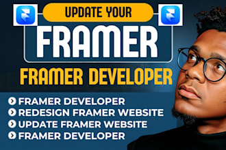 update framer website redesign framer website framer developer framer expert