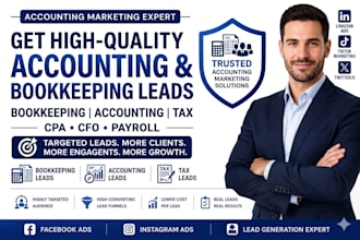 help bookkeepers, accountants get quality leads through social media marketing