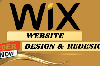 design wix website, redsign wix website and ecommerce store