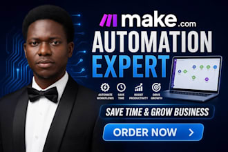 build autonomous ai agents and complex make com automation workflows