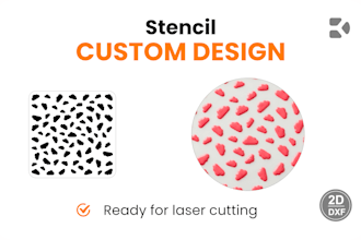design custom stencils for baking decoration
