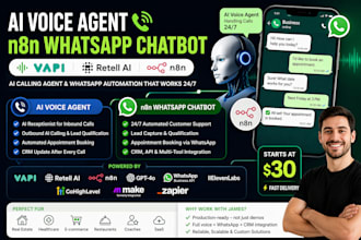 build retell ai voice agent n8n whatsapp chatbot vapi ai calling agent chatbot