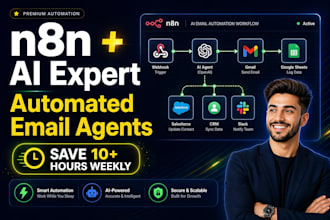 build an ai email automation agent using n8n