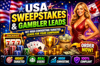 provide USA first hit sweepstaks leads