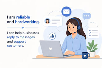 reply to customer messages and provide friendly chat support