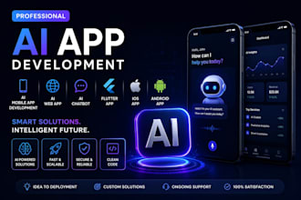 do ai mobile app development ai web app ai chatbot flutter app ios android app