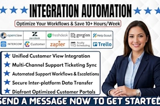 integrate openclaw zendesk freshdesk gorgas intercom customer diafront zapier