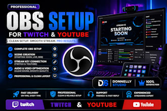 setup fix obs studio streamlab for twitch, facebook and youtube live streaming