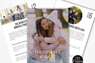 design  positive parenting ebook, emotion coaching guide, planner for parents