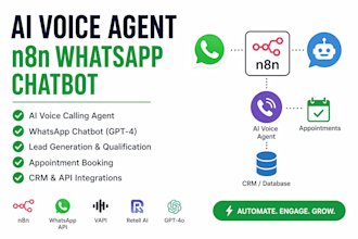 retell ai voice agent n8n sales chatbot retell ai receptionist vapi ai assistant