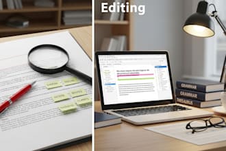 offer professional line editing, proofreading, and sentence refinement