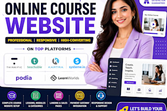 thinkific teachable kartra systeme io podia learnworlds course creation website